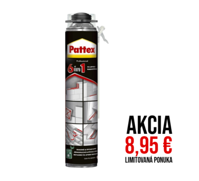 Pattex PU lepidlo 6v1 pištoľové 750 ml